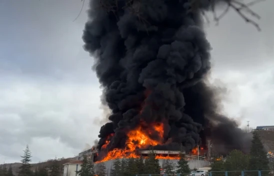 OSB'de bir fabrikada yangın