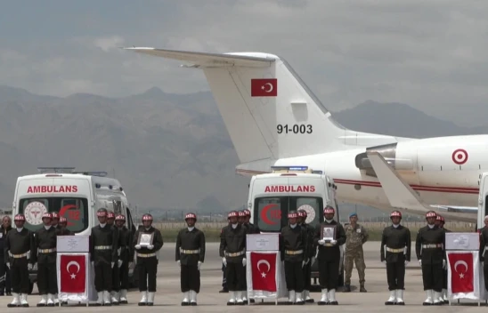 Pençe-Kilit Harekatı bölgesinde şehit olan askerler için tören düzenlendi