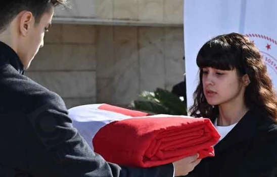 Projesi kapsamında Türk Bayrağa Kahramanmaraş'a gönderilecek