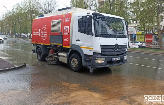 Sağanak yağış, Kahramanmaraş'ta etkili oldu