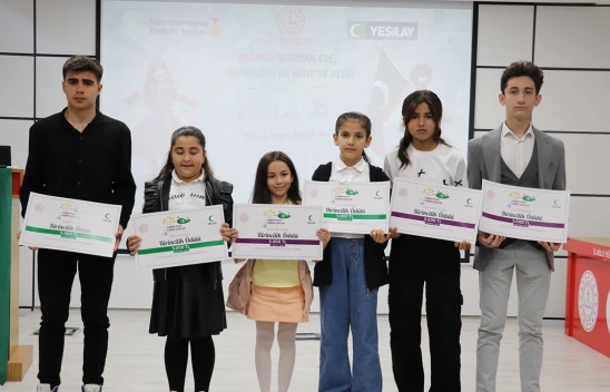 Sağlıklı nesil, sağlıklı gelecek yarışmasının ödülleri sahiplerini buldu