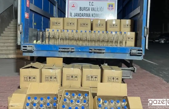 Sahte alkol operasyonunda 98 bin 600 litre etil alkol ele geçirildi