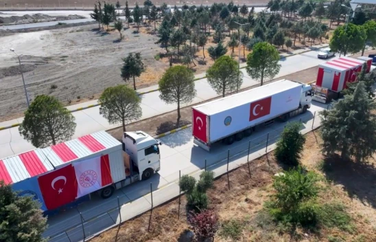 Şam Havalimanı'na zorlu hava koşullarında iniş desteği