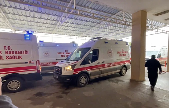Şanlıurfa'da doğal gazdan zehirlenme şüphesiyle 13 kişi hastaneye kaldırıldı