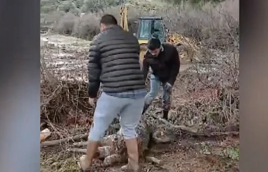 Sel ve toprak kayması nedeniyle 44 küçükbaş telef oldu