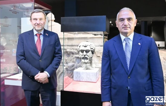 Septimius Severus'un heykel başı anavatanında