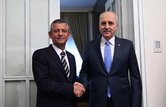 TBMM Başkanı Kurtulmuş, CHP Genel Başkanı Özel'i ziyaret etti