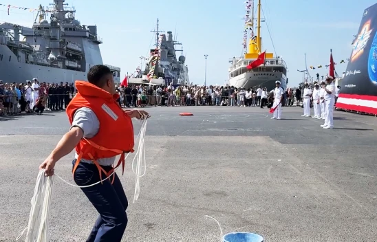 TEKNOFEST Mavi Vatan'da el incesi atma yarışması düzenlendi