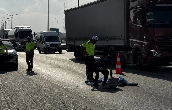 Tırın çarptığı yaya hayatını kaybetti