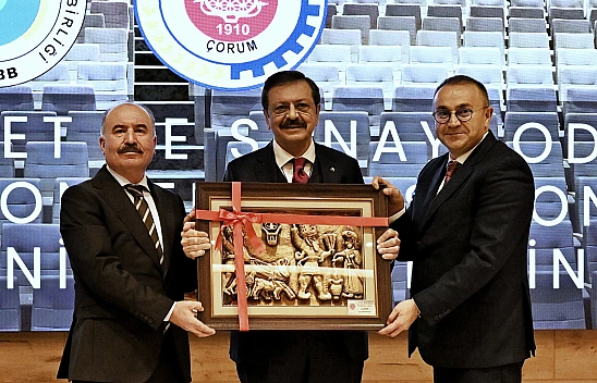 TOBB Başkanı Hisarcıklıoğlu, 'Çorum, 12. büyük ihracatçı şehir'