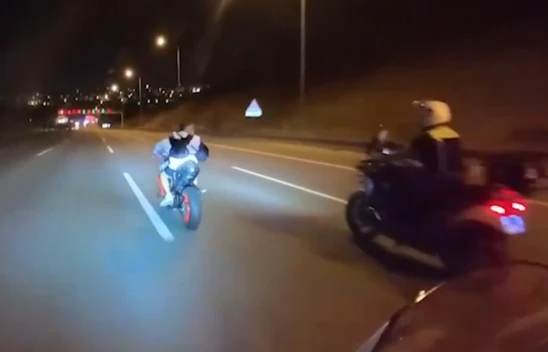 Trafik güvenliğini tehlikeye atan motosiklet sürücüleri tek tek tespit edildi