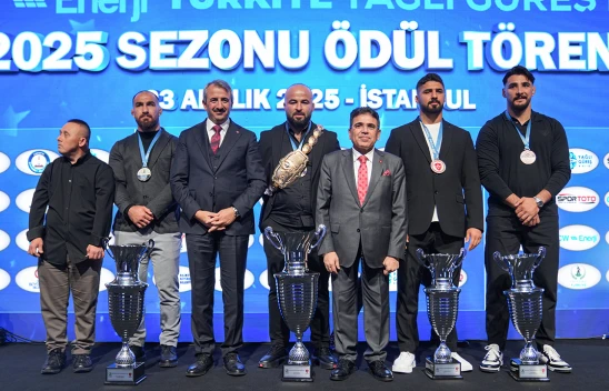 Türkiye Yağlı Güreş Ligi 2025 Sezonu ödülleri sahiplerini buldu
