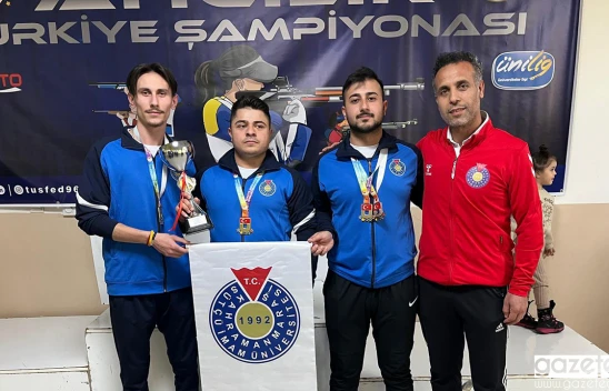 UNİLİG Atıcılık Türkiye Şampiyonası'nda Kahramanmaraş ekibi birinci oldu