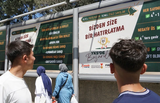 Üniversite adaylarının son tekrarı Kahramanmaraş sokaklarında!