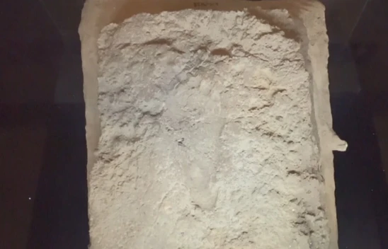 Urartulara ait kadın ayak izi Van Müzesi'nde ilk kez sergileniyor