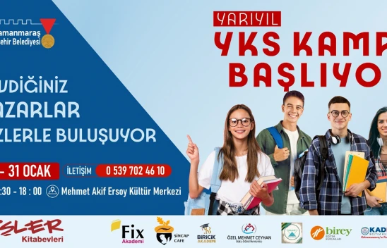 YKS kampı Kahramanmaraş'ta Matematik ile başlıyor