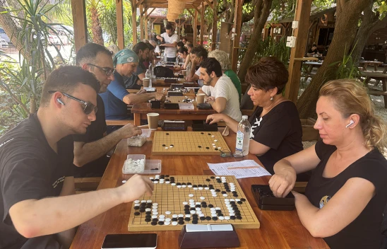 Zeka oyunu go oyuncuları Olympos Antik Kenti'nde yarışıyor