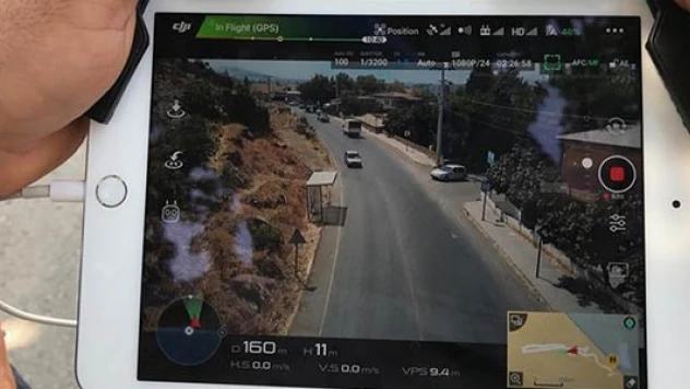 Jandarmadan 'drone' ile trafik denetimi!