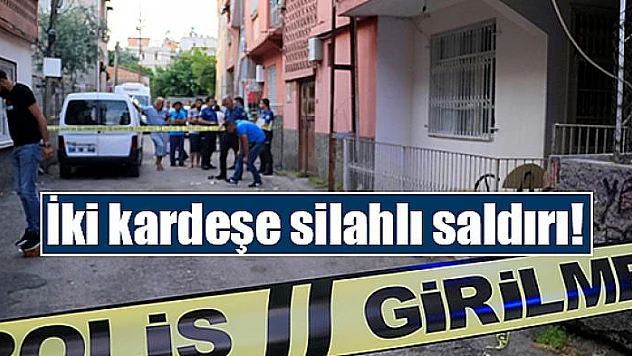 İki kardeşe silahlı saldırı!