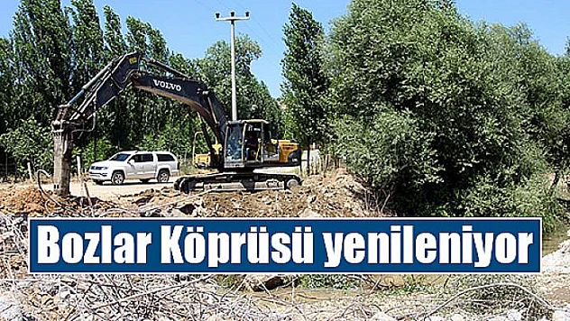 Bozlar Köprüsü yenileniyor