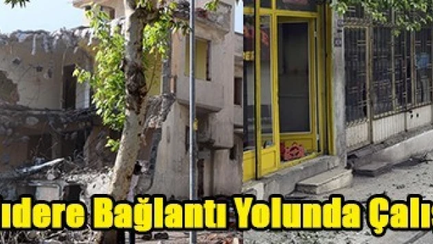 Sarayaltı - Kanlıdere Bağlantı Yolunda Çalışmalar Sürüyor!