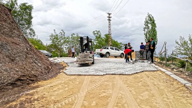 13 bin 500 metrekare parke kullanılan yol hizmete açıldı