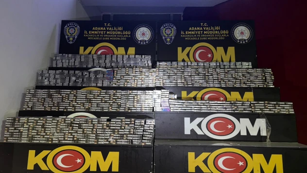 19 bin 595 paket kaçak sigarayı tankere saklamışlar