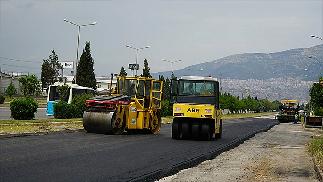 2 km'lik yolda yenileme çalışmaları başlatıldı