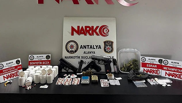 45 adrese eş zamanlı uyuşturucu operasyonu