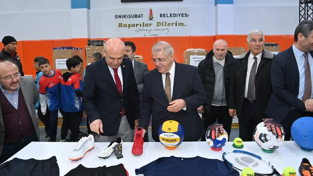 50 amatör spor kulübüne 5 bin 500 adet malzeme desteği