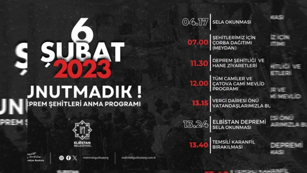 6 Şubatı unutmadık unutmayacağız!
