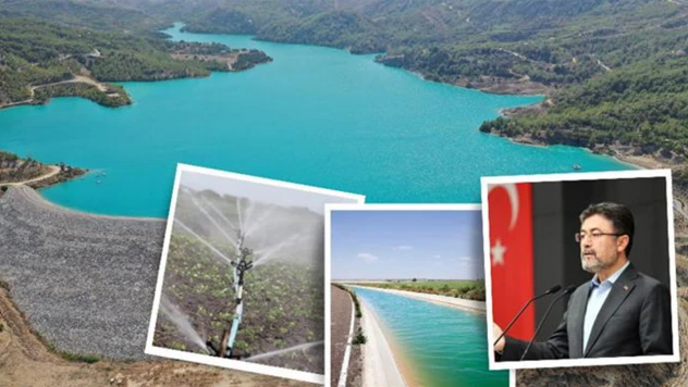 724 bin 250 dekar tarım arazisi suya kavuşuyor