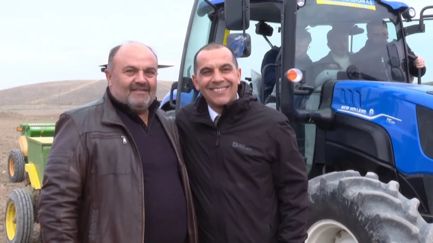 800 hektarlık alanda kuraklığa dayanıklı sertifikalı tohum ekiliyor