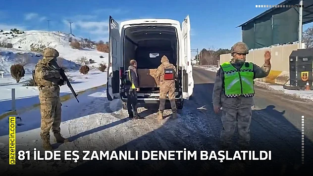 81 ilde eş zamanlı denetim başlatıldı