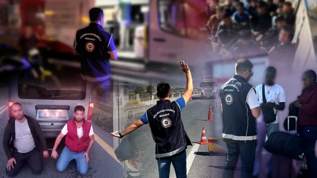 81 ilde göçmen operasyonu! 52 göçmen kaçakçısı ve 666 göçmen yakalandı
