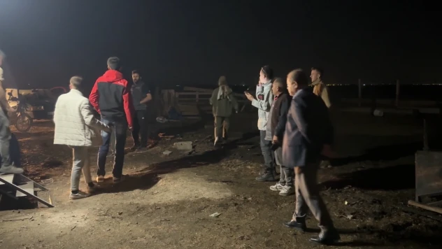 Ahırda çıkan yangında 170 koyun yanarak telef oldu