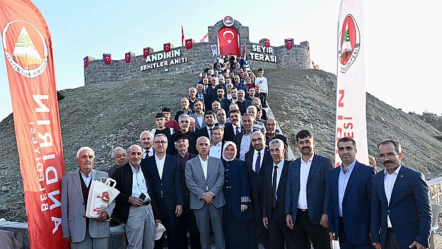Andırın'da Şehitler Anıtı ve Seyir Terası açıldı