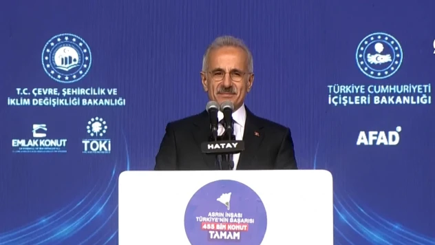 Bakan Abdulkadir Uraloğlu, 'Bugün kaybın karşısında umudu ortaya koyuyoruz'