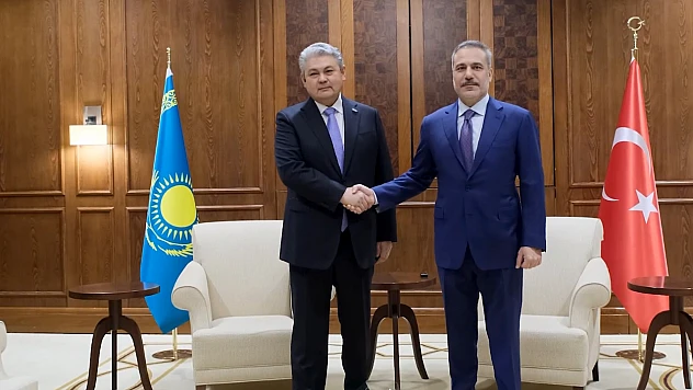 Bakan Fidan, Kazakistanlı Mevkidaşı ile Ankara'da görüştü