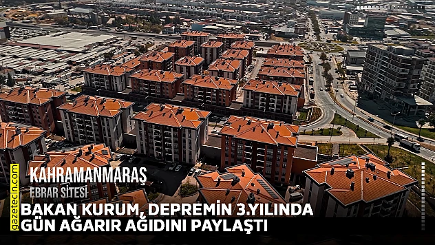 Bakan Kurum, depremin 3.yılında Gün Ağarır ağıdını paylaştı