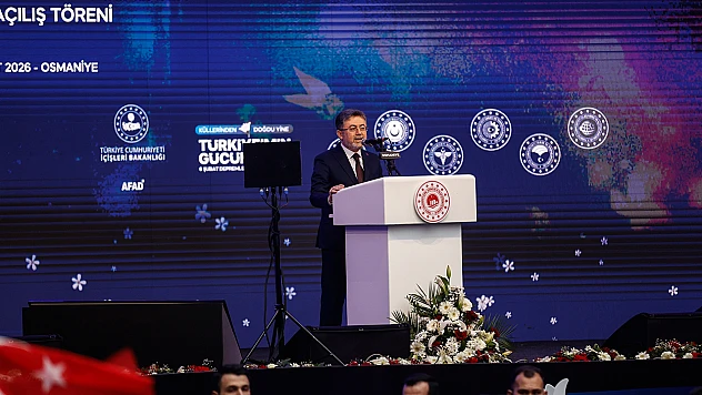 Bakan Yumaklı, Osmaniye'de toplu açılış törenine katıldı