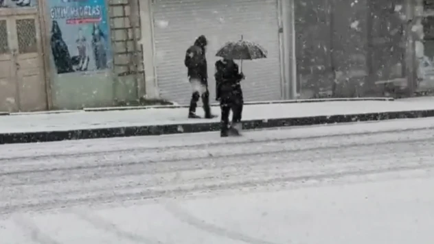 Başkale'de kar yağışı hayatı yavaşlattı