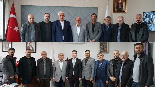 Başkan Adayı Binici'den Serhat Yay ve Ahmet Kuybu'ya ziyaret