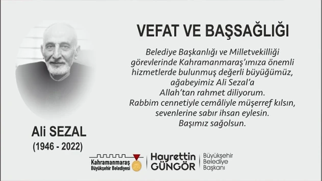 Başkan Güngör'den 'başımız sağ olsun' paylaşımı