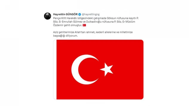 Başkan Güngör, 'Milletimizin başı sağ olsun'