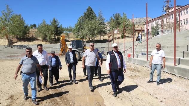 Baydemirli güreş sahası, güreş müsabakalarına yetiştirilecek