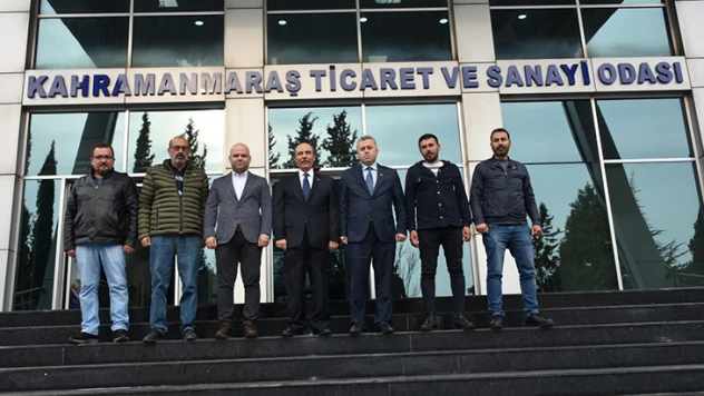 BBP'li Yardımcıoğlu'ndan KMTSO Başkanı Balcıoğlu'na ziyaret