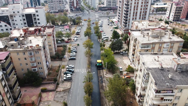 Binevler'de asfalt çalışmaları sürüyor