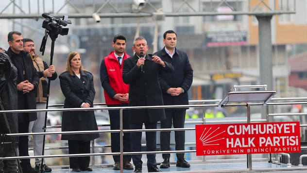 CHP Genel Başkanı Özgür Özel, partisinin Hatay mitinginde konuştu