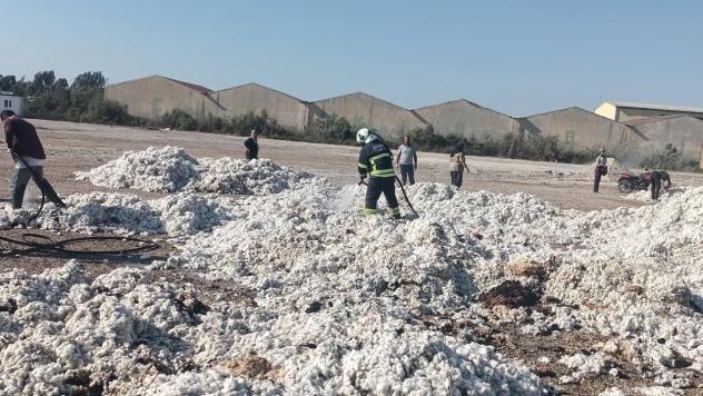 Çırçır fabrikası deposunda yangın çıktı